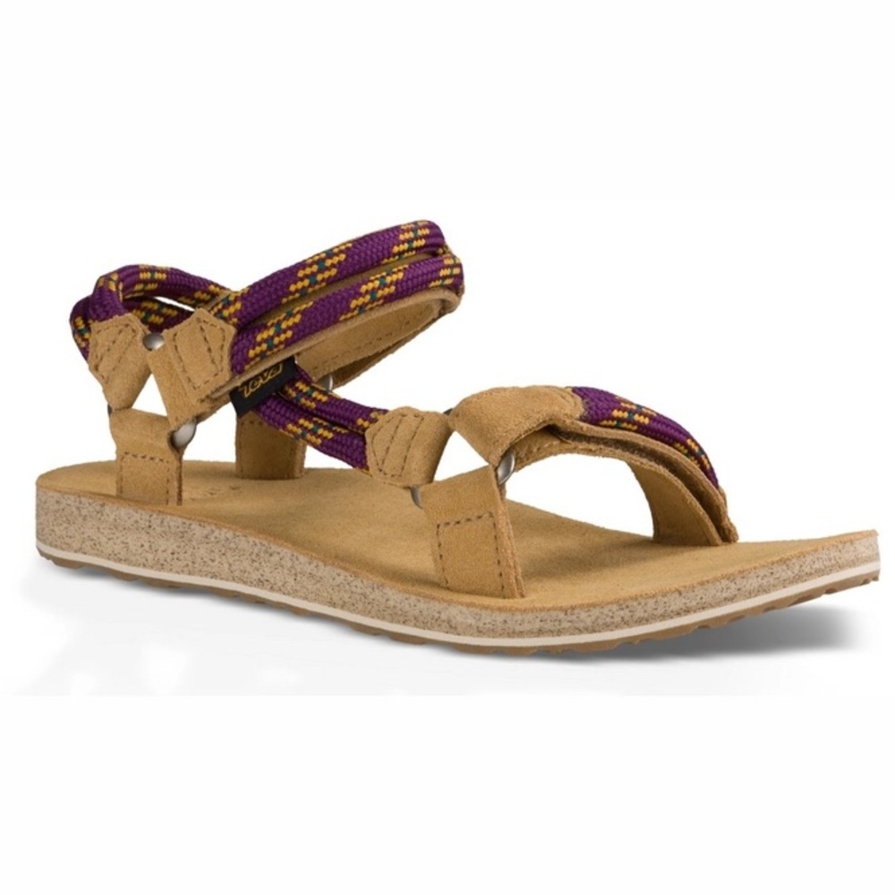 TEVA Universal Rope Tan and Purple Sandals